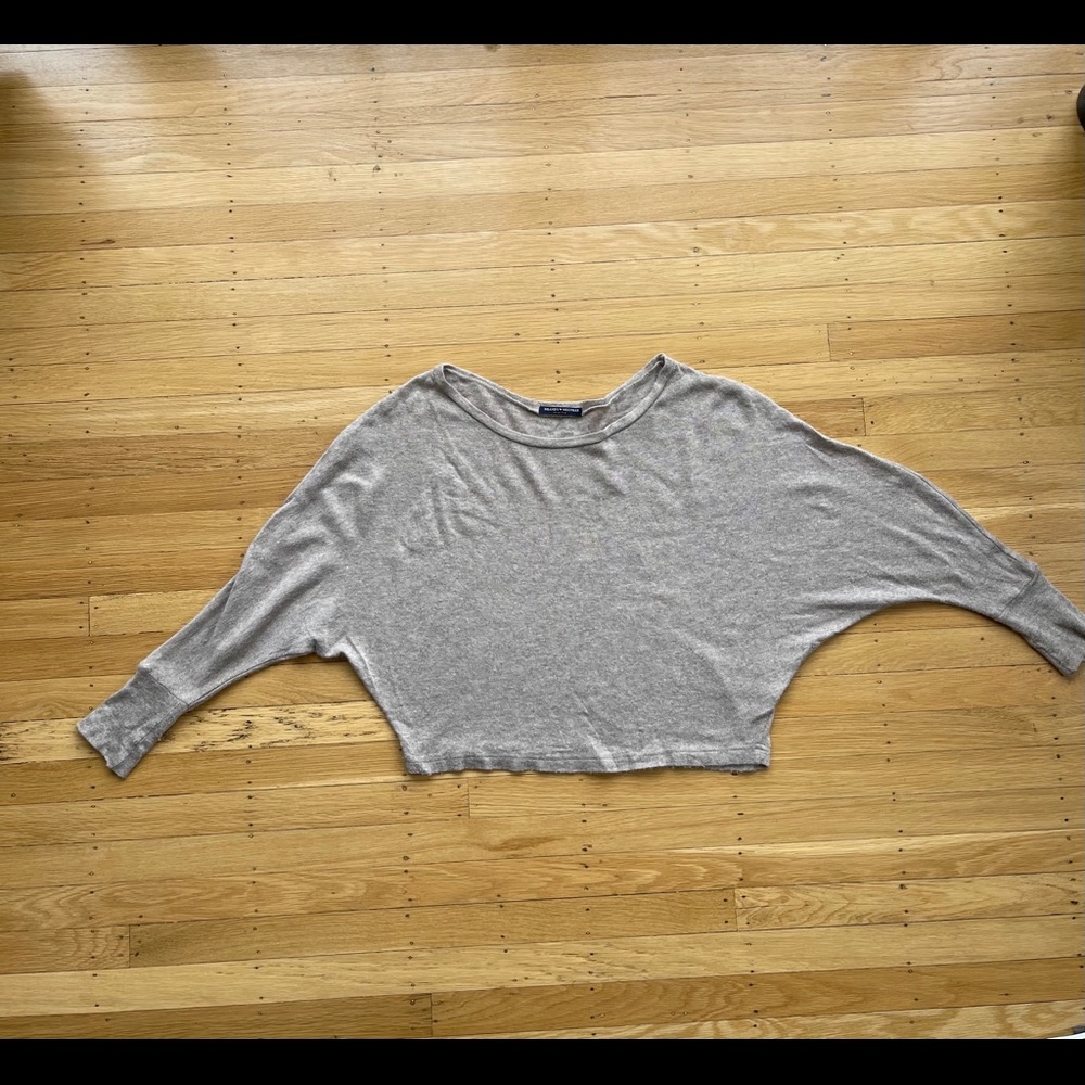 Brandy Melville |Tan Off-the-Shoulder Sweater | XS